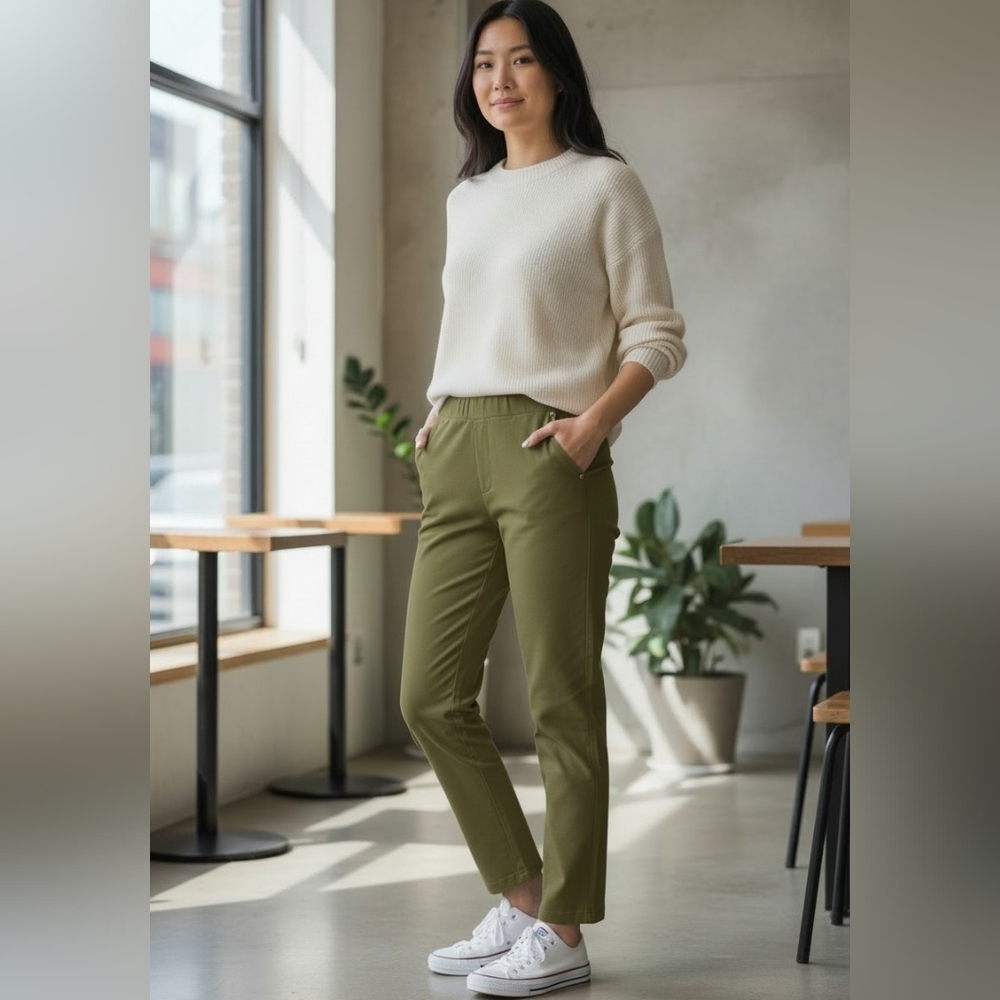 MICHAEL Michael Kors Olive Green Jeggings